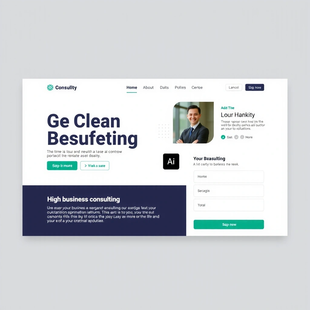 Website pentru companie de consultanță